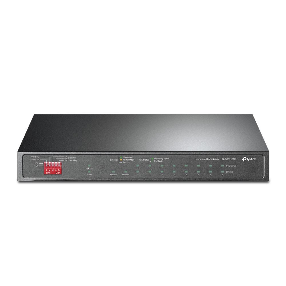 TP-LINK Switch type Unmanaged 9xRJ-45 ports RJ-45 Ports Type Gigabit Ethernet (10/100/1000) 1xCombo SFP ports quantity P