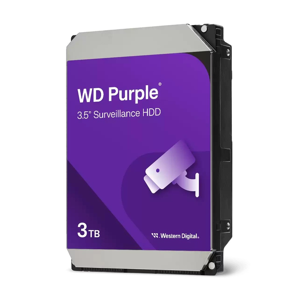 WESTERN DIGITAL Purple 3 TB Serial ATA III Buffer 128 MB 5400 RPM 3.5 " WD34PURZ
