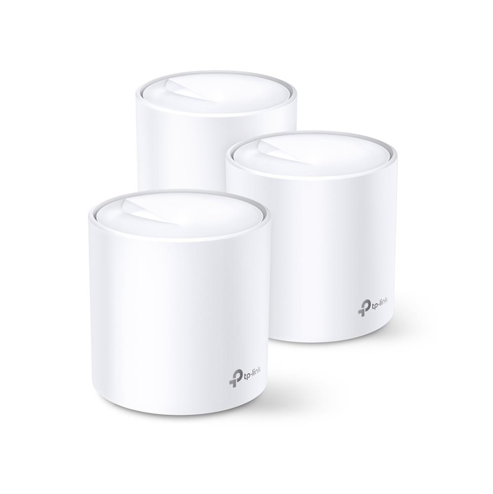 TP-LINK Wireless Router 2-pack 1800 Mbps Mesh IEEE 802.11a IEEE 802.11n IEEE 802.11ac IEEE 802.11ax DECOX20(3-PACK)