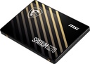 MSI SPATIUM S270 480GB SATA 3D NAND Write speed 450 MBytes/sec Read speed 500 MBytes/sec 2,5" TBW 250 TB MTBF 2000000 ho
