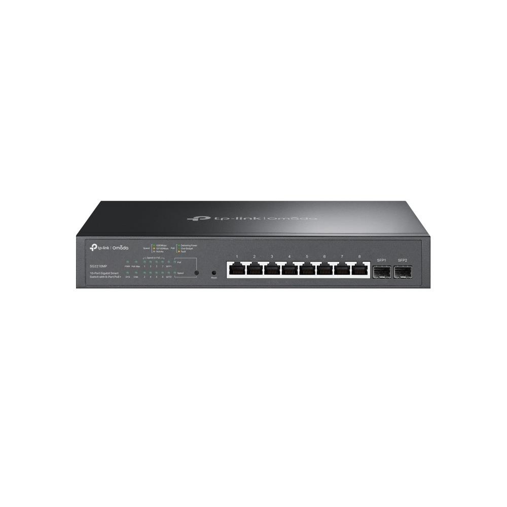 TP-LINK Omada TL-SG2210MP PoE+ ports 8 150 Watts TL-SG2210MP