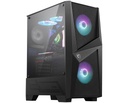 MSI MAG Forge 100R MidiTower Not included ATX MicroATX MiniITX Colour Black MAGFORGE100R