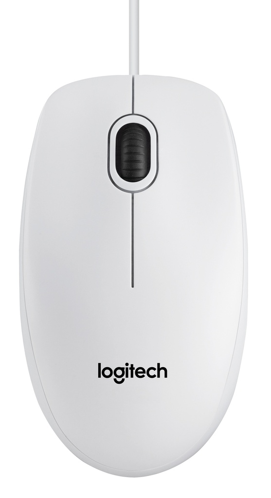 LOGITECH B100 Optical Mouse for Business White OEM