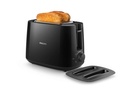 Philips Daily Collection Toaster HD2582/90 8 settings Integrated bun warming rack Compact design Dust cover