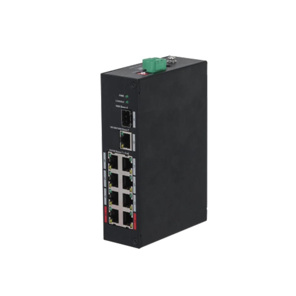 DAHUA PFS3110-8ET-96-V2 PoE ports 8 96 Watts DH-PFS3110-8ET-96-V2