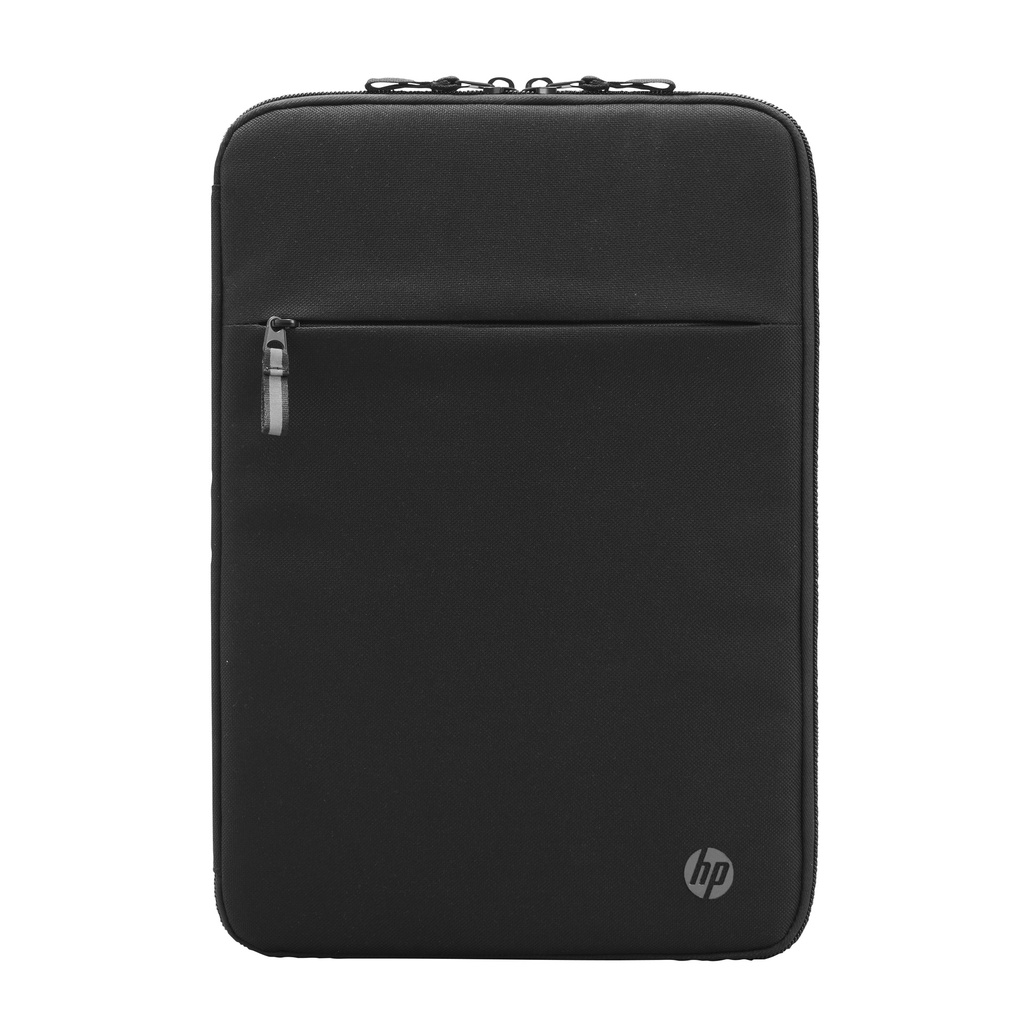 HP Business 14.1 Laptop Sleeve, RFID & Bluetooth tracker Pocket, Sanitizable - Black
