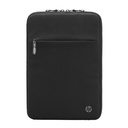 HP Business 14.1 Laptop Sleeve, RFID & Bluetooth tracker Pocket, Sanitizable - Black