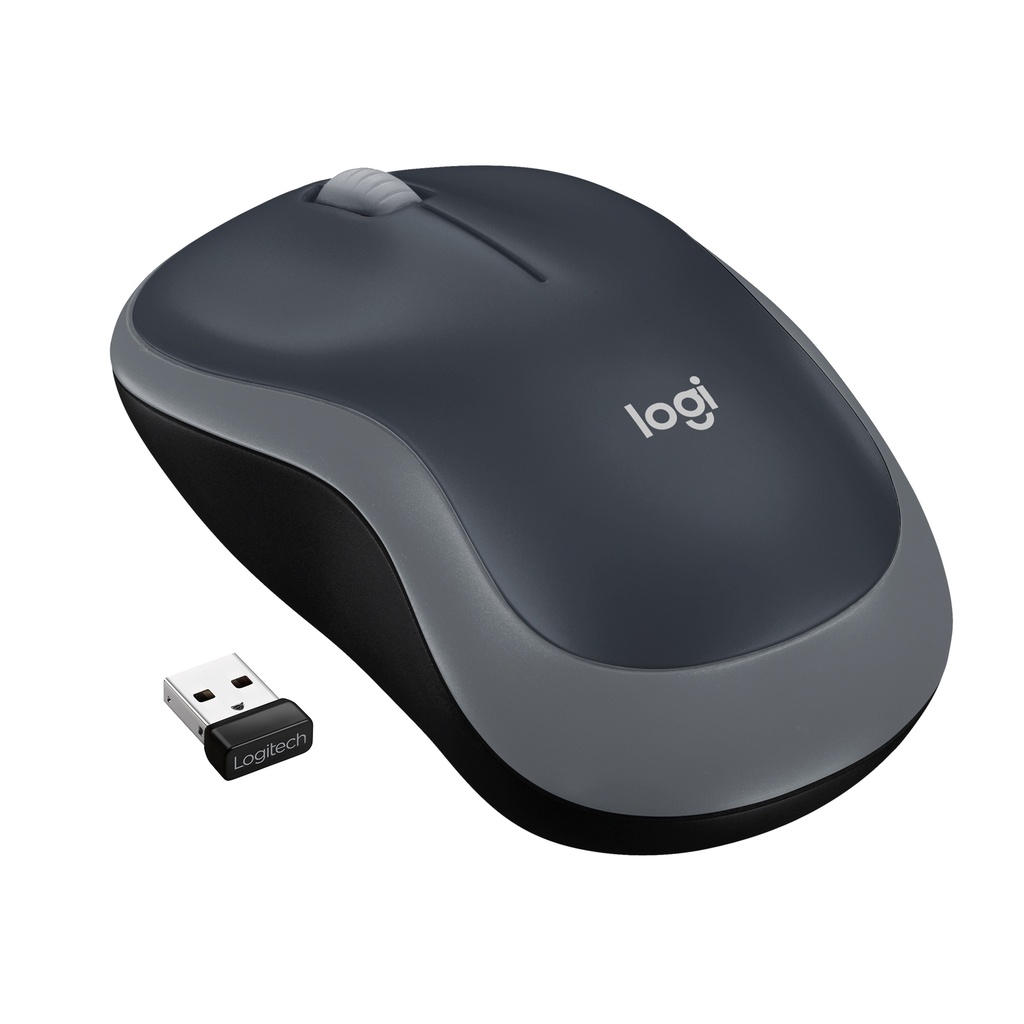 Logitech Wireless Mouse M185 -SWIFT GREY- EWR2 (910-002235)
