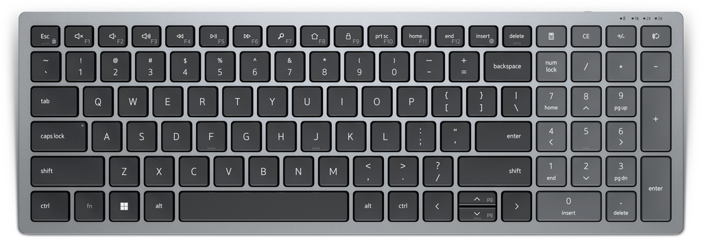 Dell Compact Multi-Device Wireless Keyboard - KB740 - Russian (QWERTY)