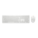 Dell Pro Wireless Keyboard and Mouse - KM5221W - US International (QWERTY) - White