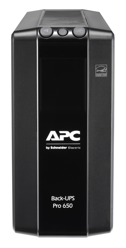 Back UPS Pro BR 650VA, 6 Outlets, AVR, LCD Interface