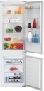 BEKO Built-in Refrigerator BCSA285K4SN, Height 177.5 cm, Energy class E, Inverter motor