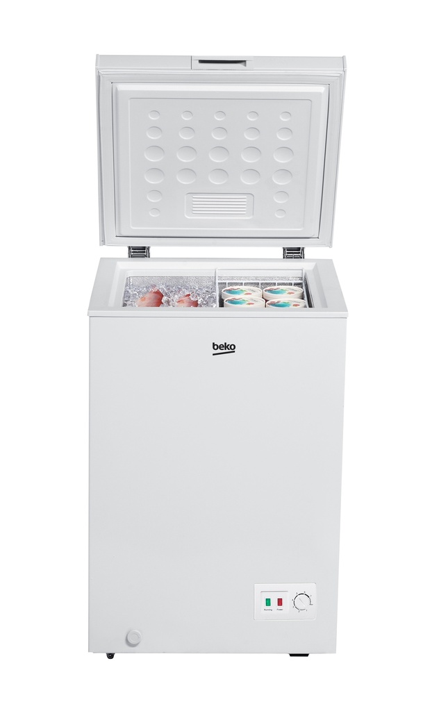 BEKO Freezer box CF100EWN, Energy class E, 98L, Width 54.5 cm, Height 84.5 cm, White
