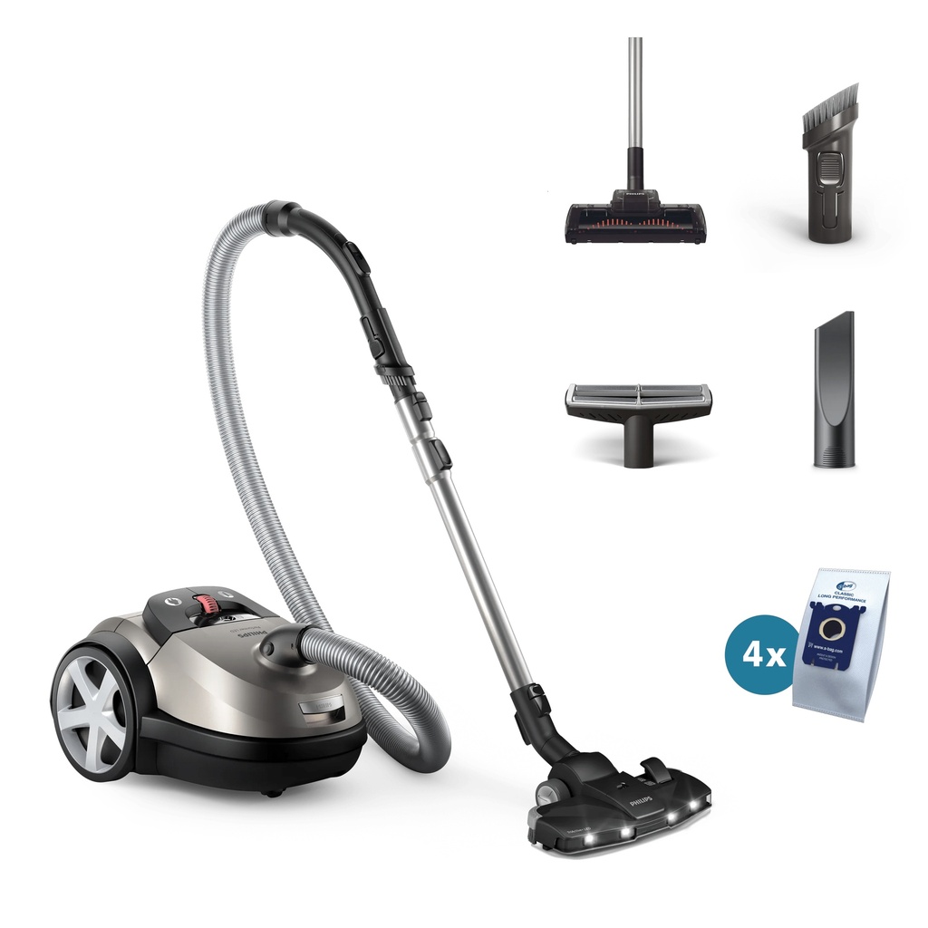 PHILIPS Cordless 900 Watts Capacity 4 l Noise 75 dB Black / Grey Weight 5.3 kg XD8152/12