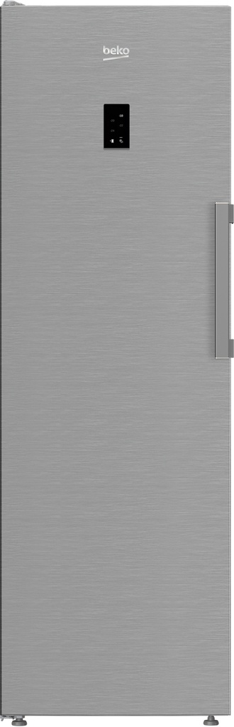 BEKO Upright Freezer B3RMFNE314XB, Energy class E, 186.5 cm, 286L, Inox color
