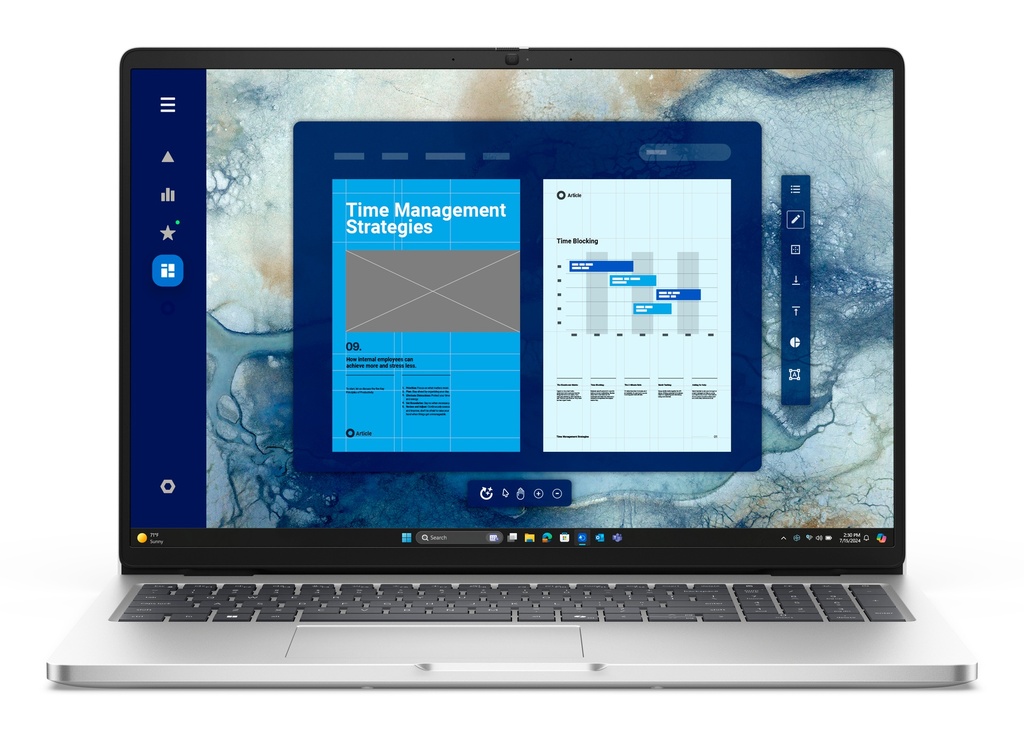 Dell Pro 16 PC16250/U5 235U/16GB/512GB SSD/16.0" FHD+/Integrated/FgrPr/FHD/IR Cam/Mic/WLAN + BT/US Backlit Kb/3 Cell/W11Pro/3yrs Prosupport