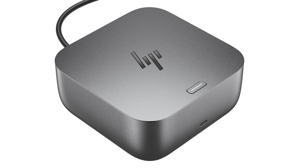 HP Thunderbolt 4 Dock G6 100W - 3x USB-A, 2x USB-C, 1x USB-C Thunderbolt 4, 2x DisplayPort, 1x HDMI, 1x RJ-45, Meteor Silver, 3 years