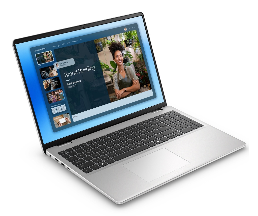 Dell 16 DC16251/Core 5 -120U/16GB/512 SSD/16" FHD+/Intel UHD/FgrPr/WLAN + BT/US Kb/4 Cell/W11Pro/Platinum Silver/3yrs Prosupport