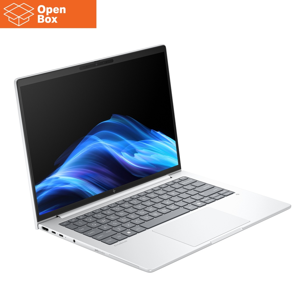 HP EliteBook 8 G1i 14 - OPENBOX - Ultra 7-255U, 16GB, 512GB SSD, 14 WUXGA 300-nit AG, 5MP IR cam, WWAN-ready, Smartcard, FPR, US backlit keyboard, 62Wh, Win 11 Pro, 3 years