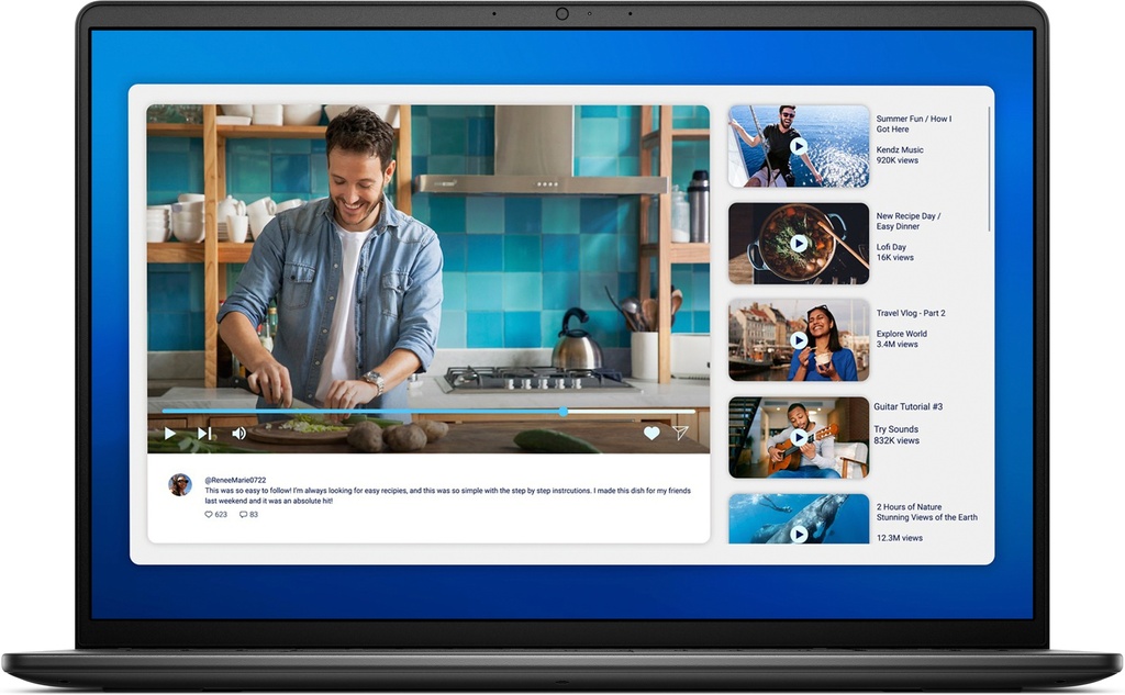 Dell 16 DC16250/ Core 5 -120U/16GB/512GB SSD/16" FHD+/Intel Graphics/WLAN + BT/Backlit Kb/W11 Pro/3yrs Prosupport