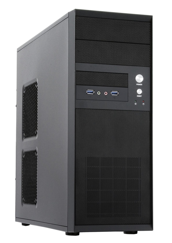 CHIEFTEC CQ-01B-U3-OP MidiTower ATX MicroATX Colour Black CQ-01B-U3-OP