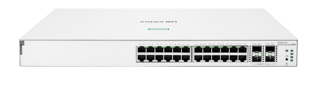 HPE Networking Instant On Switch 24p Gigabit CL4 PoE 4p SFP+ 195W 1930