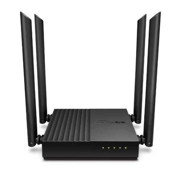 TP-LINK Wi-Fi 5 (802.11ac) Data speed 1200 Mbit/s Ethernet WAN Yes Ethernet LAN Yes 4xLAN ports ARCHERC64