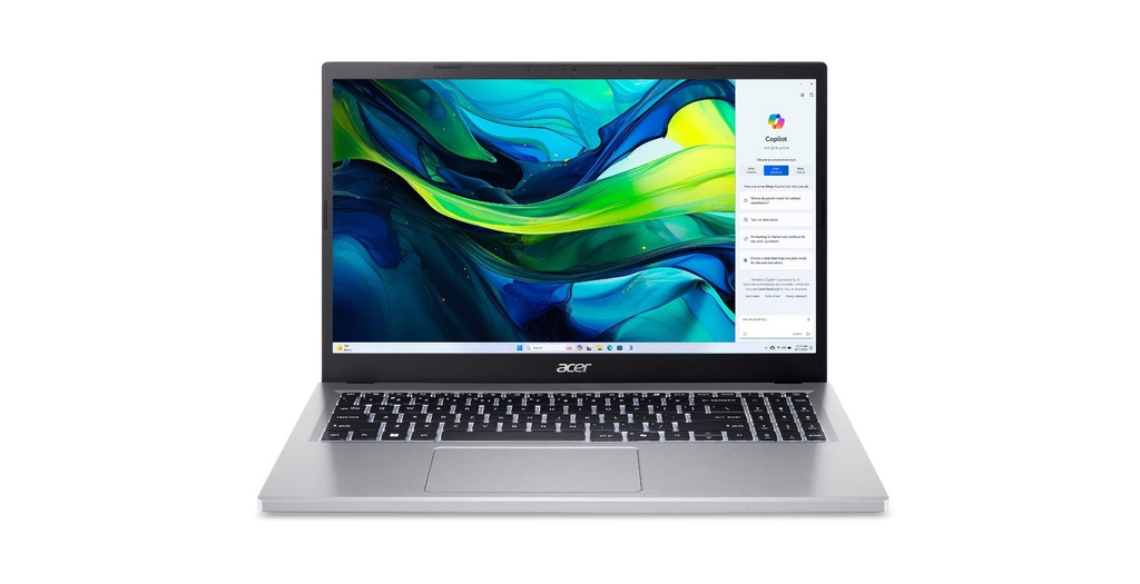ACER Aspire Go 15 AG15-32P-373M CPU  Intel Core 3 N355 1900 MHz 15.6" 1920x1080 RAM 16GB DDR5 SSD 512GB Integrated ENG W