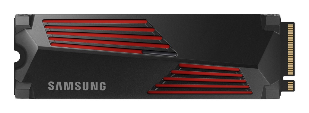 SAMSUNG 990 PRO with Heatsink 1TB M.2 PCIE NVMe MLC Write speed 6900 MBytes/sec Read speed 7450 MBytes/sec 2.3mm TBW 600