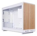 LIAN LI micro ATX/Micro-ITX White/Wood Micro Tower PC Lian Li A3 mATX / ITX Glass Edition White (G99.A3W-WDG.00) G99.A3W