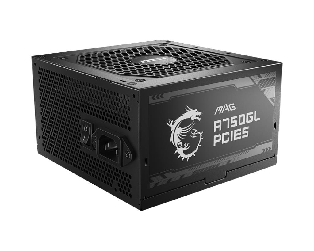 MSI 750 Watts Efficiency 80 PLUS GOLD PFC Active MAGA750GLPCIE5