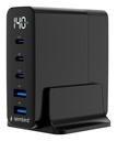 CHARGER USB UNIVERSAL 4P 140W/TA-UC-2A3C-PD140-01-BK GEMBIRD