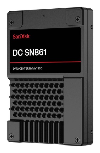 [WUS6BA119PSP9X3 0TS2525] SANDISK DC SN861 1920 GB PCI Express 5.0 NVMe Yes Write speed 3600 MB/s Read speed 13700 MB/s U.2 MTBF 2500000 h WUS6BA1