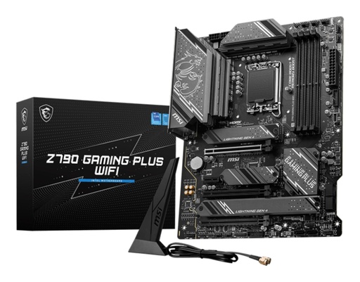 [Z790GAMINGPLUSWIFI] MSI Intel Z790 LGA1700 ATX Memory DDR5 Memory slots 4 1xPCI-Express 1x 3xPCI-Express 16x 4xM.2 1xHDMI 1xDisplayPort 4xUS