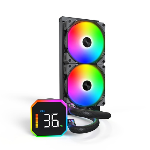 [HYPERFLOW DIGITAL 240 (B)] CPU COOLER MULTI SOCKET BLACK/HYPERFLOW DIGITAL 240 MONTECH