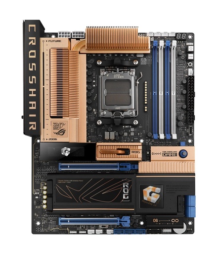[90MB1PP0-M0EAY0] ASUS AMD X870E Socket AM5 ATX RAM DDR5-SDRAM 4xSlots Wi-Fi Yes Bluetooth Yes 5xNumber of M.2 (M) slots ROGCROSSHAIR2006