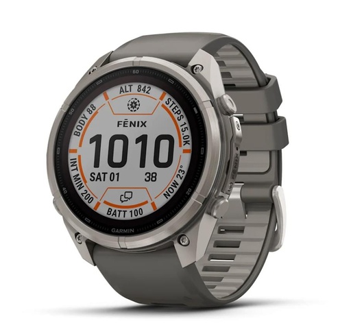 [010-04339-01] SMARTWATCH FENIX 9 PRO SOLAR/TITANIUM 010-04339-01 GARMIN