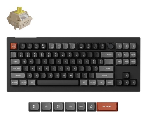[V3U-D4] KEYBOARD WRL V3 ULTRA/BLACK V3U-D4 KEYCHRON