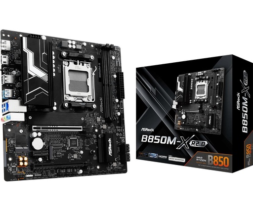 [B850M-X R2.0] ASROCK AMD B850 Socket AM5 micro ATX RAM DDR5-SDRAM 2xSlots 1xNumber of M.2 (M) slots B850M-X R2.0 B850M-XR2.0