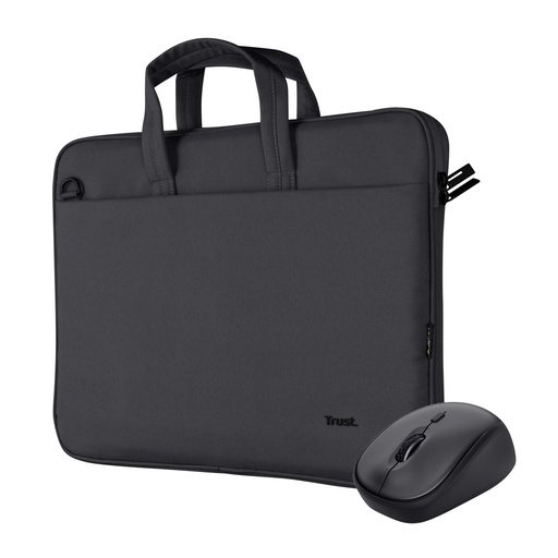 [24988] NB CASE BOLOGNA 16" +MOUSE SET/BLACK 24988 TRUST