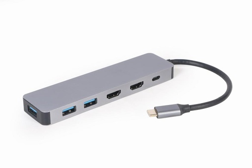 [A-CM-COMBO3-03] I/O ADAPTER USB-C TO HDMI/USB3/3IN1 A-CM-COMBO3-03 GEMBIRD