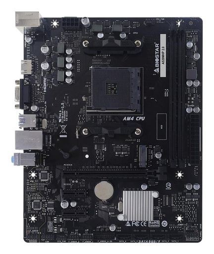 [A520MHP 2.0] BIOSTAR AMD A520 Socket AM4 micro ATX RAM DDR4-SDRAM 2xSlots 1xNumber of M.2 (M) slots A520MHP2.0