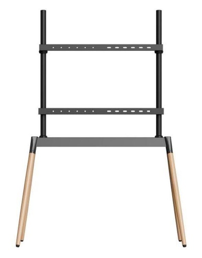 [TVS-86F-01-BK] TV SET ACC FLOOR STAND 55-86"/BLK/WOOD TVS-86F-01-BK GEMBIRD