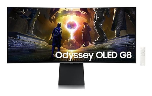 [LS34DG850SUXDU] SAMSUNG 34" Gaming/Smart/Curved/21 : 9 Panel OLED 3440x1440 21:9 175Hz 0.03 ms Speakers Swivel Height adjustable Tilt LS