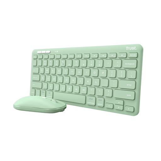 [24942] KEYBOARD +MOUSE WRL LYRA/GREEN 24942 TRUST