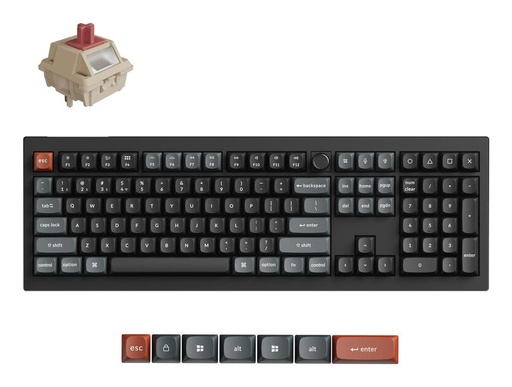[V6U-D1] KEYBOARD WRL V6 ULTRA/BLACK V6U-D1 KEYCHRON