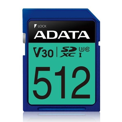 [ASDX512GUI3V30S-R] MEMORY SDXC 512GB V30/ASDX512GUI3V30S-R ADATA
