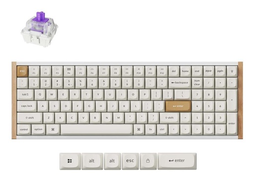 [K4H-Q1] KEYBOARD WRL K4 HE SPECIAL ED/WHITE K4H-Q1 KEYCHRON