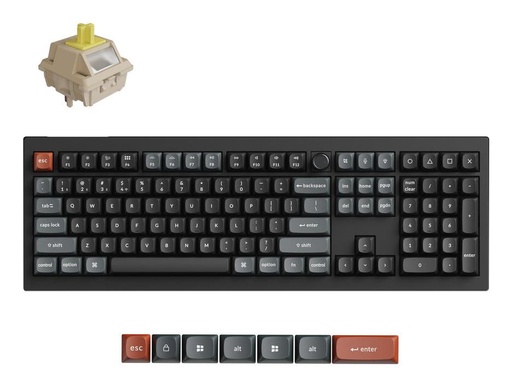 [V6U-D4] KEYBOARD WRL V6 ULTRA/BLACK V6U-D4 KEYCHRON