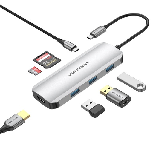 [TOJHB] NB ACC DOCKING STATION 7IN1/USB-C 0.15M TOJHB VENTION